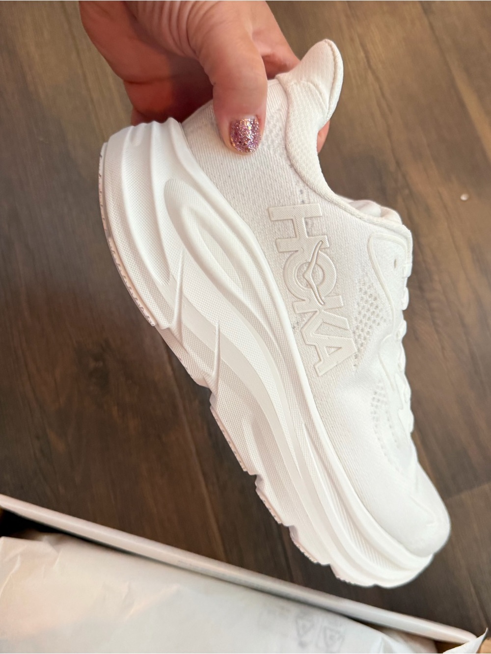 Hoka Women’s All-White Athletic Trainer